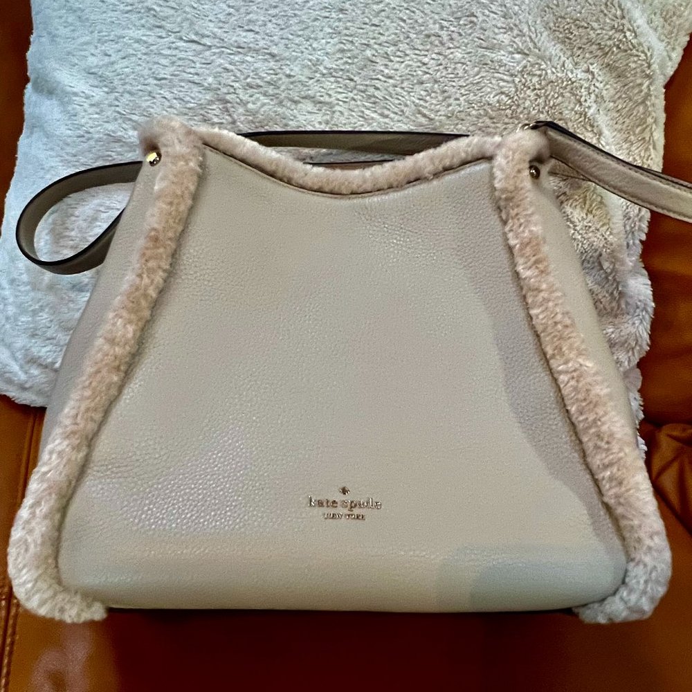 GREAT PRICE! Kate Spade Sand Color Leila Triple Compartment Bag/Purse